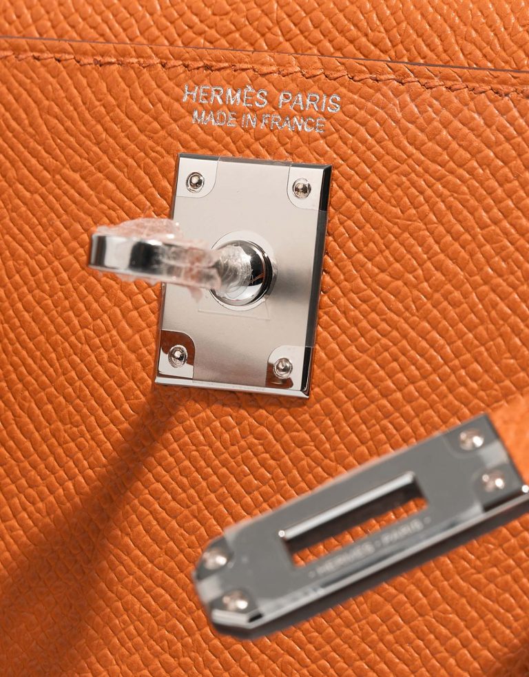 Hermès Kelly Mini Orange Logo  | Sell your designer bag on Saclab.com