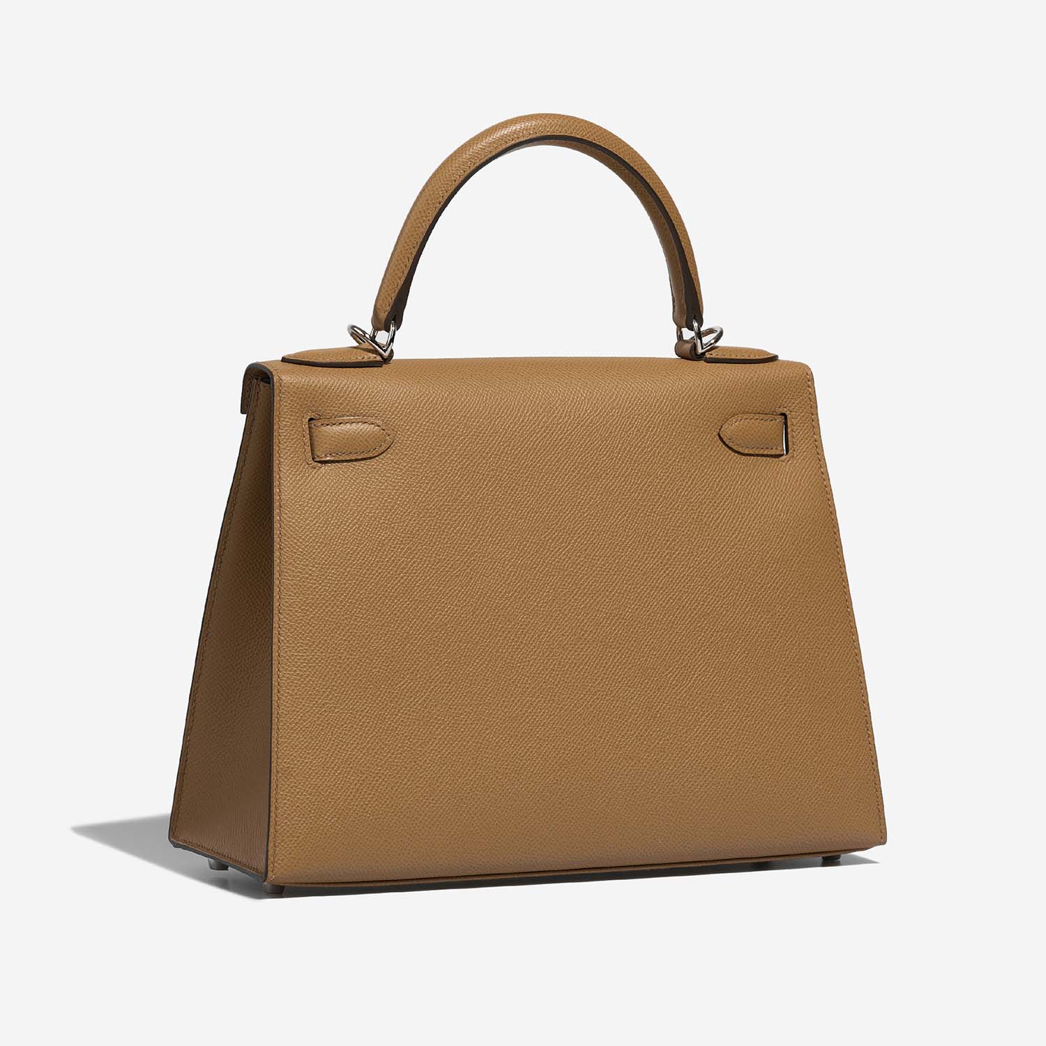 Hermès Kelly 28 Biscuit-MauveSylvestre Side Back | Sell your designer bag on Saclab.com