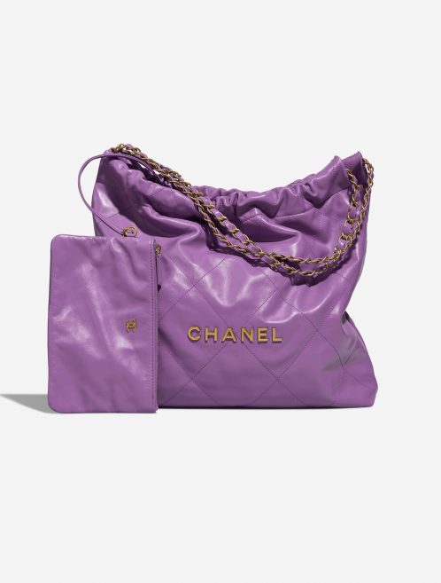 Chanel 22 Medium Liliac Front | Vendre votre sac de créateur sur Saclab.com