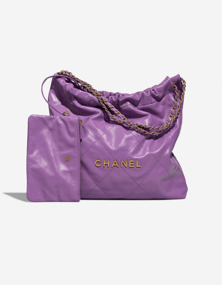 Chanel 22 Medium Liliac Front | Verkaufen Sie Ihre Designer-Tasche auf Saclab.com