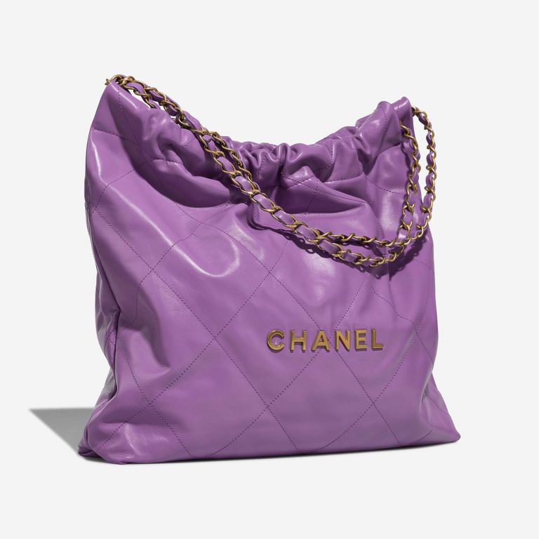 Chanel 22 Medium Liliac Side Front | Vendre votre sac de créateur sur Saclab.com