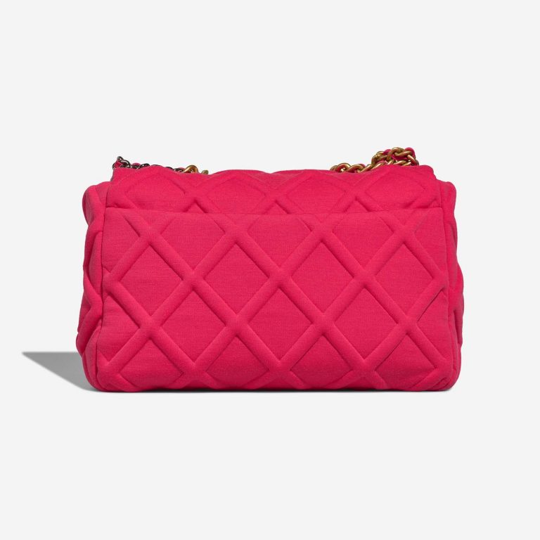 Chanel 19 MaxiFlapBag HotPink Back  | Sell your designer bag on Saclab.com