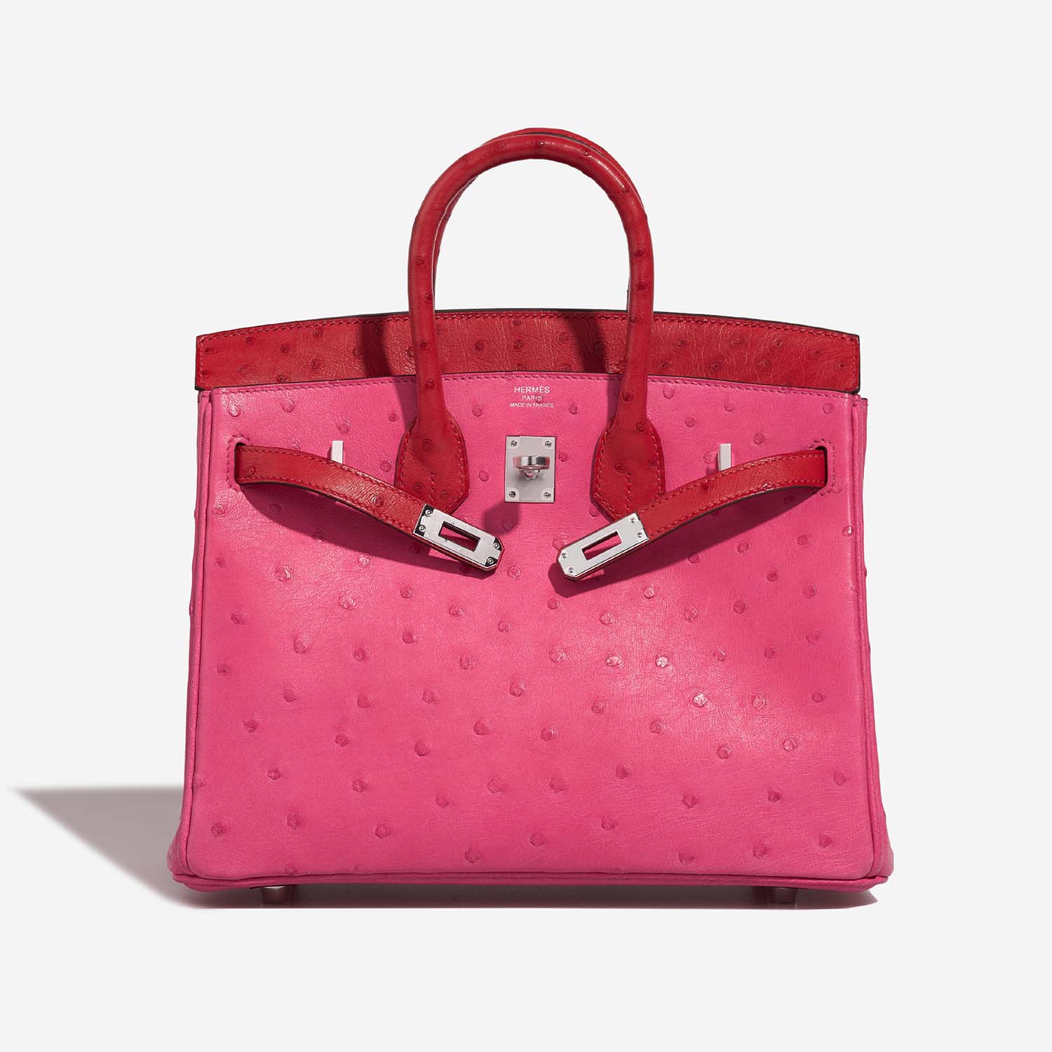 Hermès Birkin 25 RoseTyrien-RougeVif 3FO S | Sell your designer bag on Saclab.com