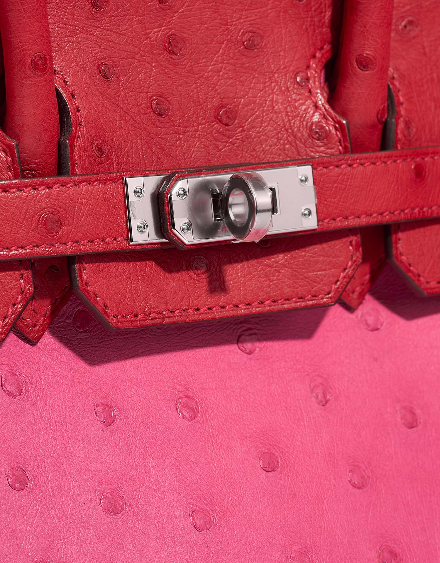 Hermès Birkin 25 RoseTyrien-RougeVif Closing System  | Sell your designer bag on Saclab.com