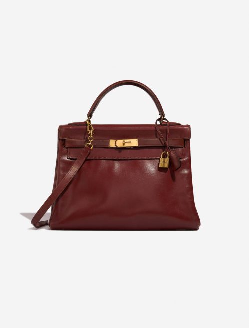 Hermès Kelly 32 RougeH Front  | Sell your designer bag on Saclab.com