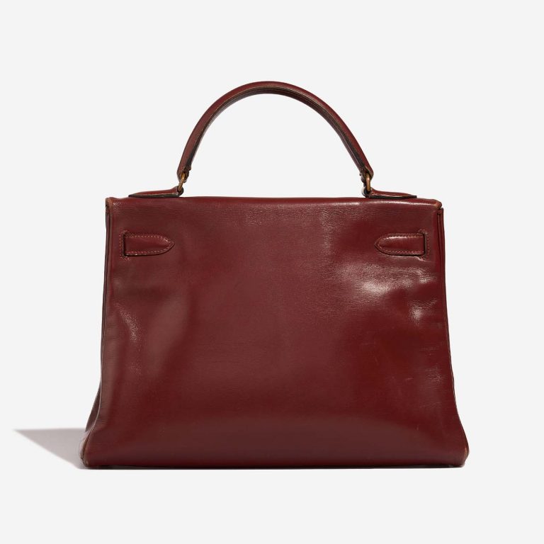 Hermès Kelly 32 RougeH Back  | Sell your designer bag on Saclab.com