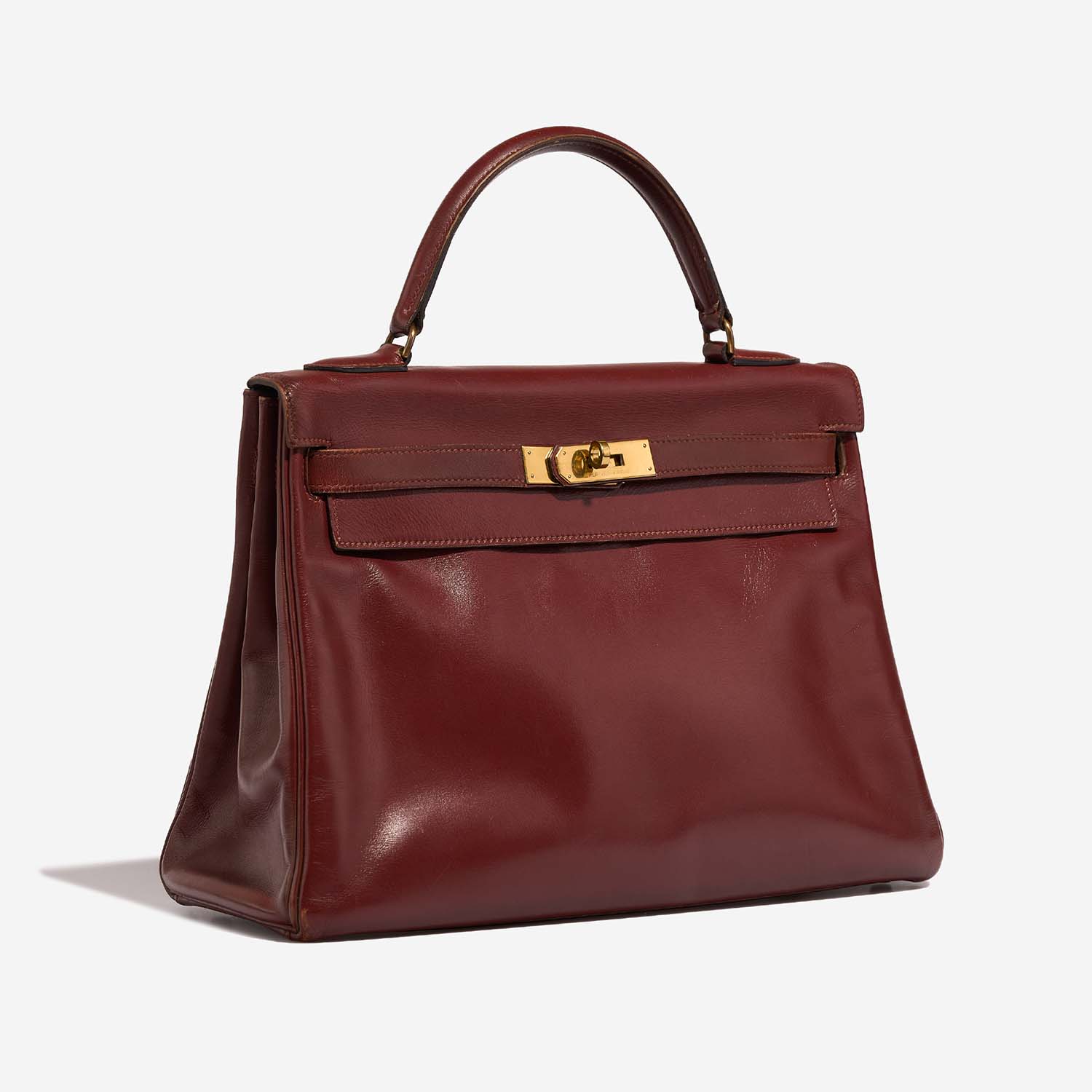 Hermès Kelly 32 RougeH Side Front | Vendez votre sac de créateur sur Saclab.com