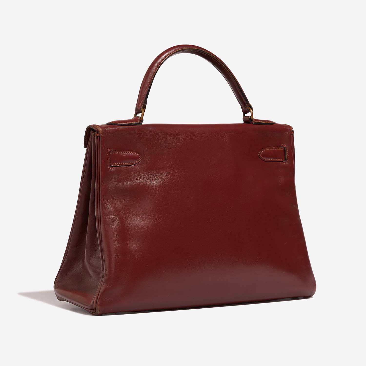 Hermès Kelly 32 RougeH Side Back | Vendez votre sac de créateur sur Saclab.com