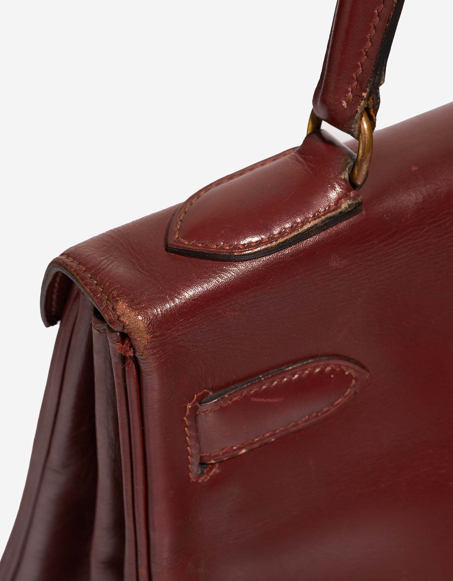 Hermès Kelly 32 RougeH signes d'usure| Vendez votre sac de créateur sur Saclab.com