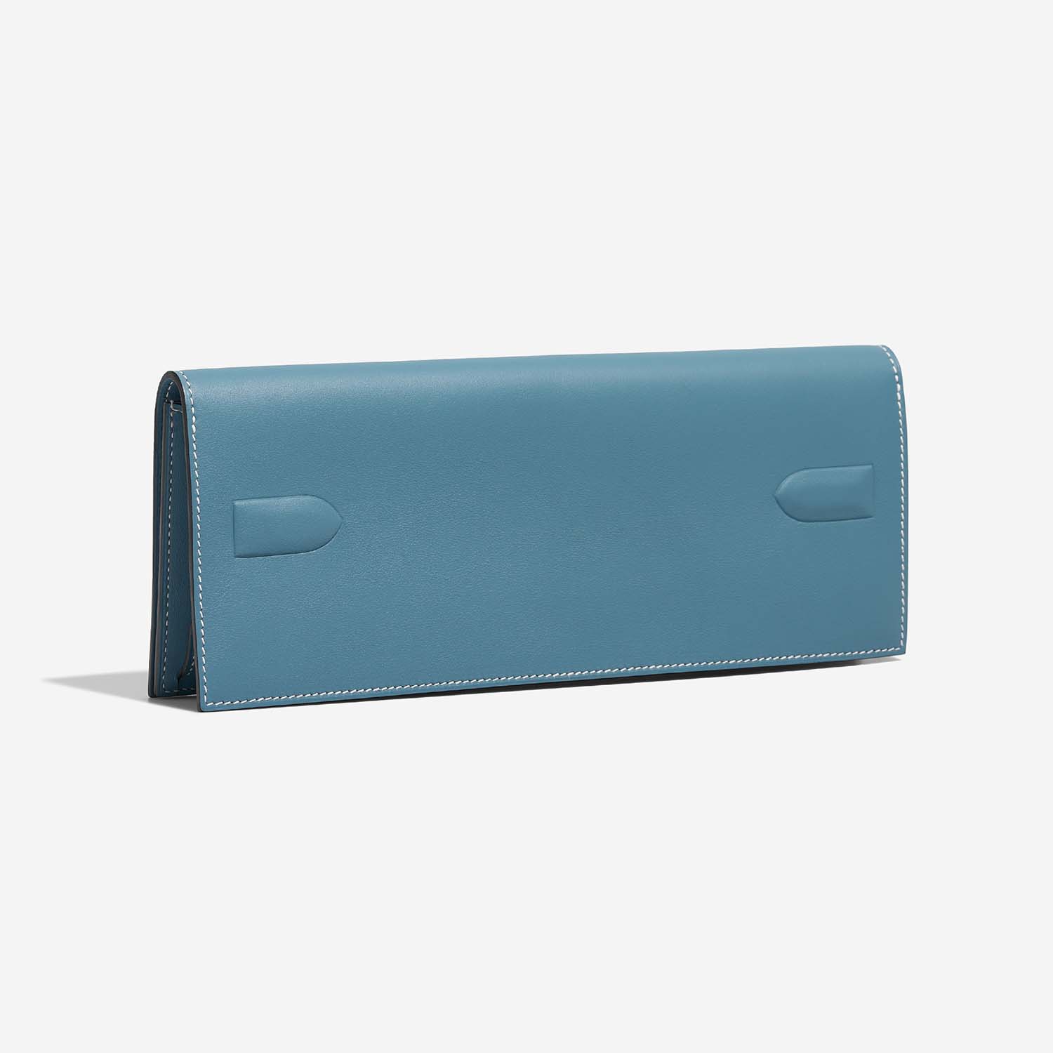 Hermès KellyCutClutch onesize BlueJean Side Back | Sell your designer bag on Saclab.com