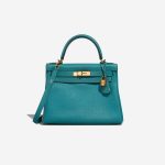 Hermès Kelly 28 BleuPaon Front | Vendre votre sac de créateur sur Saclab.com