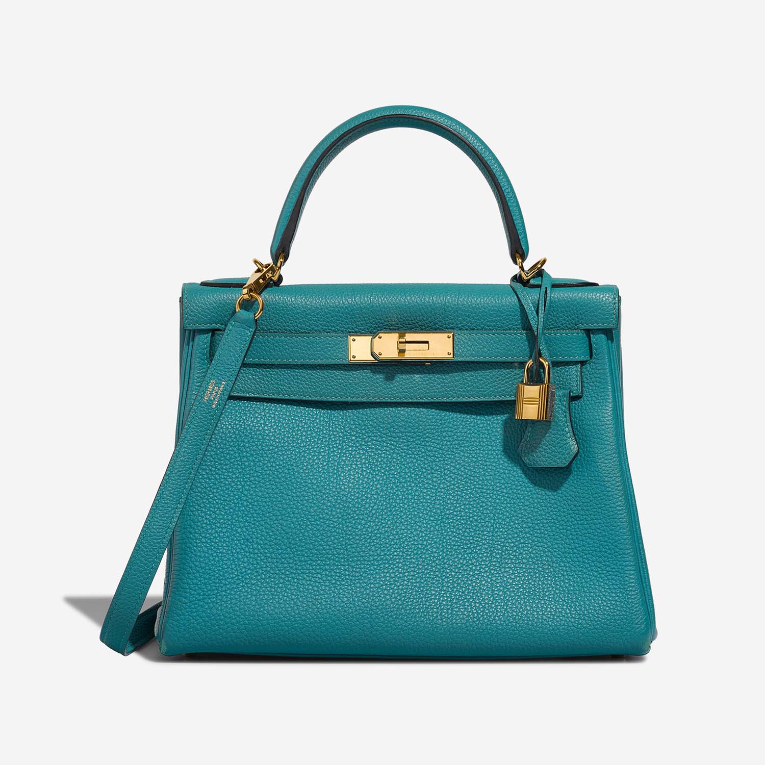 Hermès Kelly 28 BleuPaon Front  S | Sell your designer bag on Saclab.com