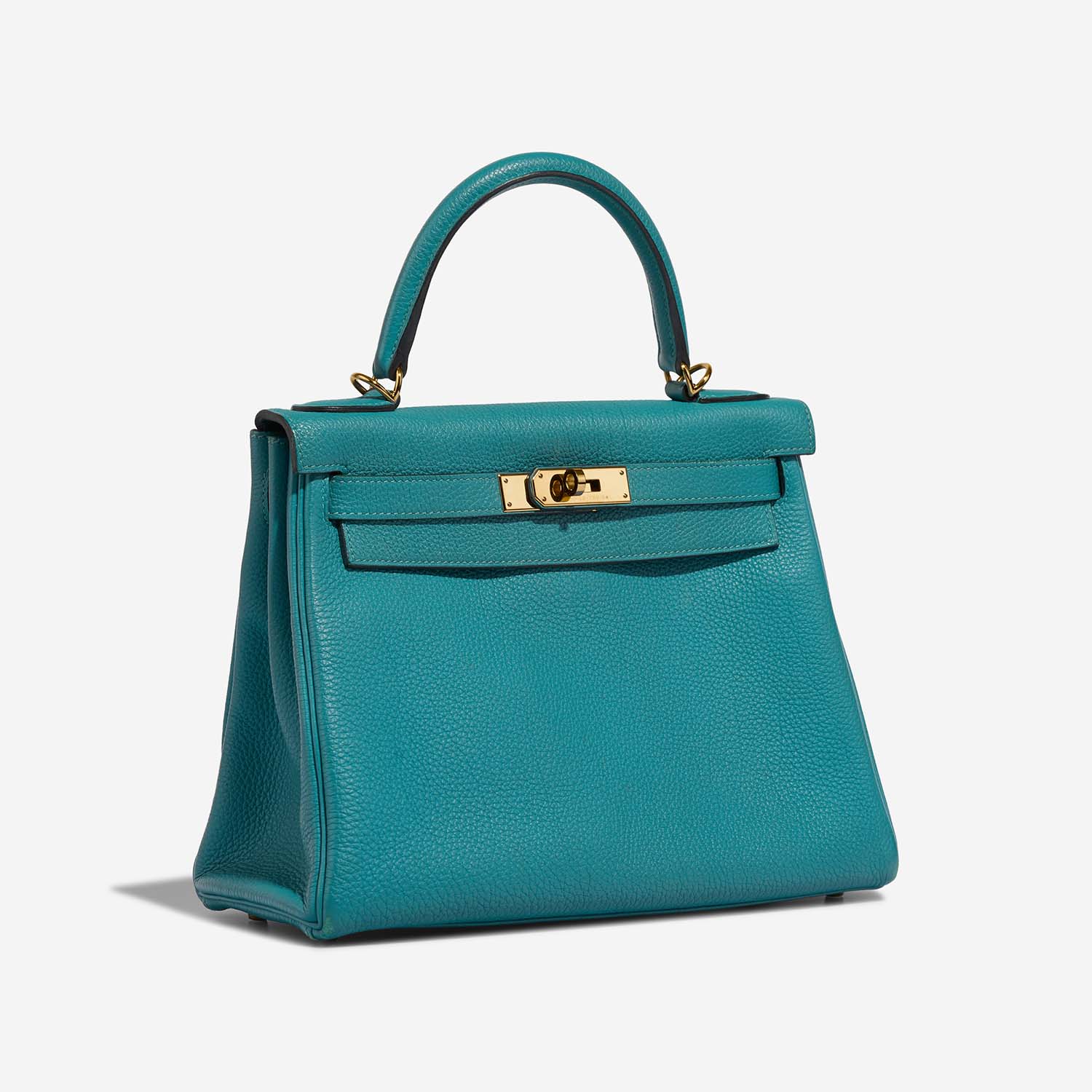Hermès Kelly 28 BleuPaon Side Front  | Sell your designer bag on Saclab.com