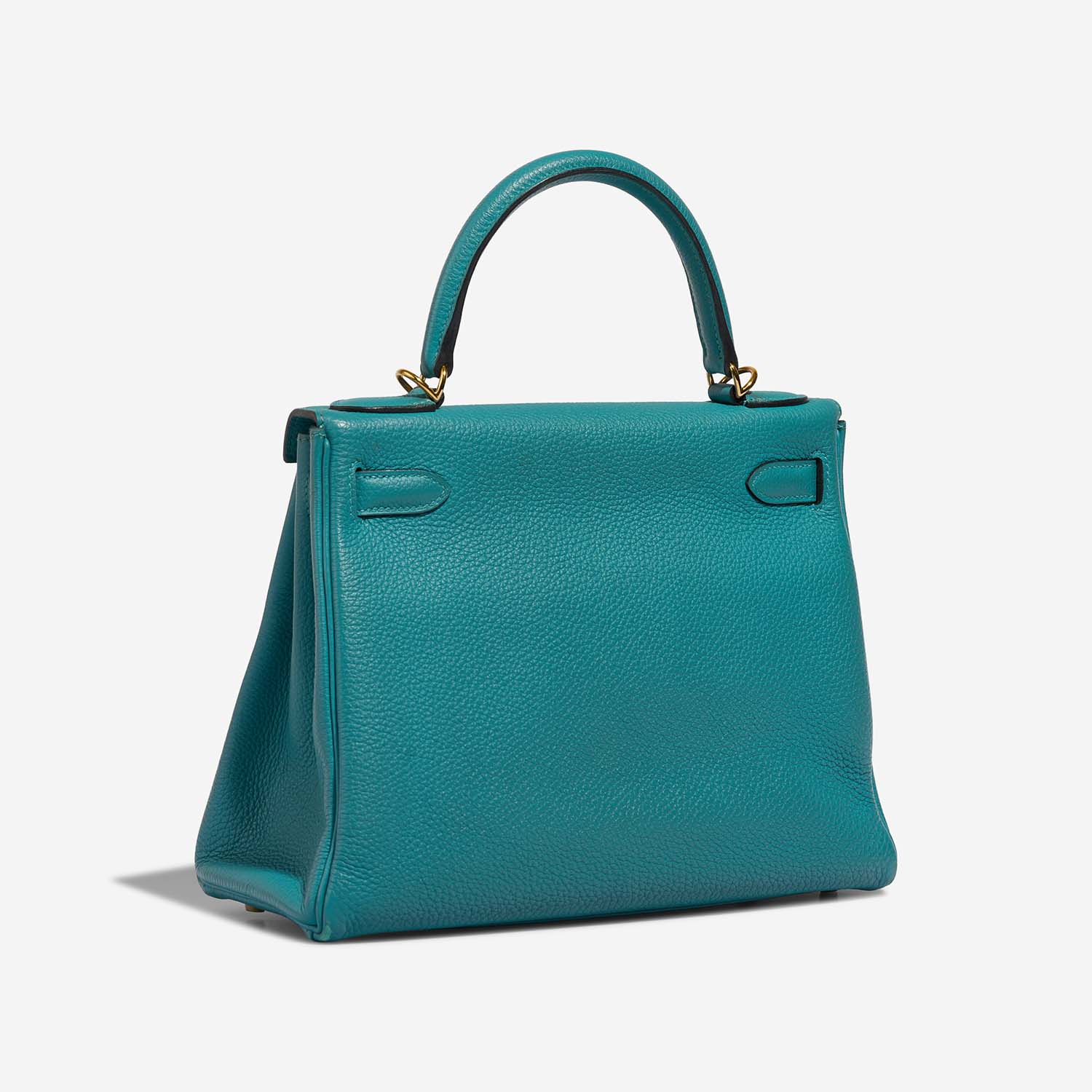Hermès Kelly 28 BleuPaon Side Back | Sell your designer bag on Saclab.com