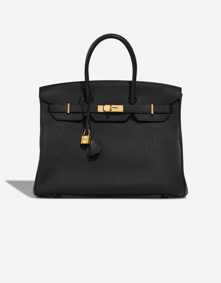 Hermès Birkin 35 Black Front  | Sell your designer bag on Saclab.com