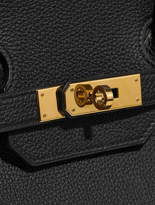Hermès Birkin 35 Black Closing System  | Sell your designer bag on Saclab.com