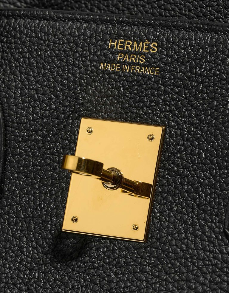 Hermès Birkin 35 Black Logo  | Sell your designer bag on Saclab.com