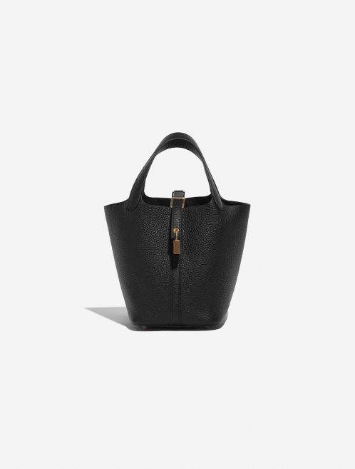 Hermès Picotin 18 Black Front  | Sell your designer bag on Saclab.com