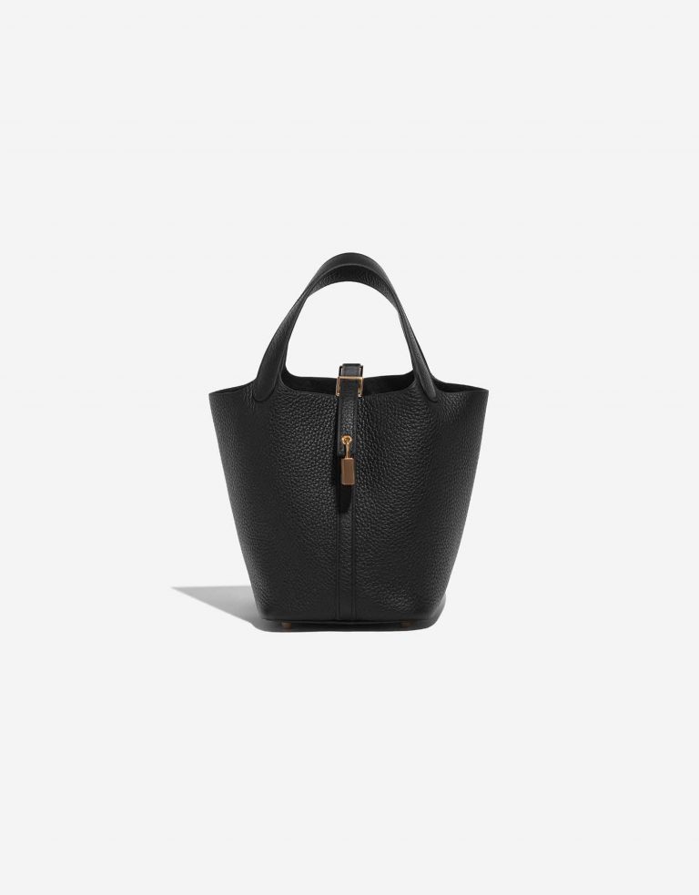 Hermès Picotin 18 Black Front  | Sell your designer bag on Saclab.com