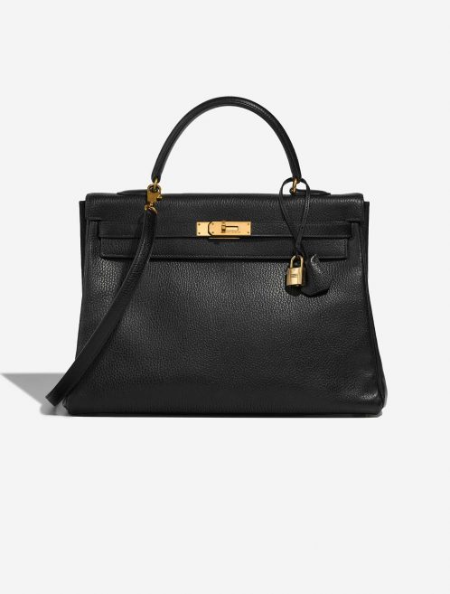 Hermès Kelly 35 Black Front  | Sell your designer bag on Saclab.com