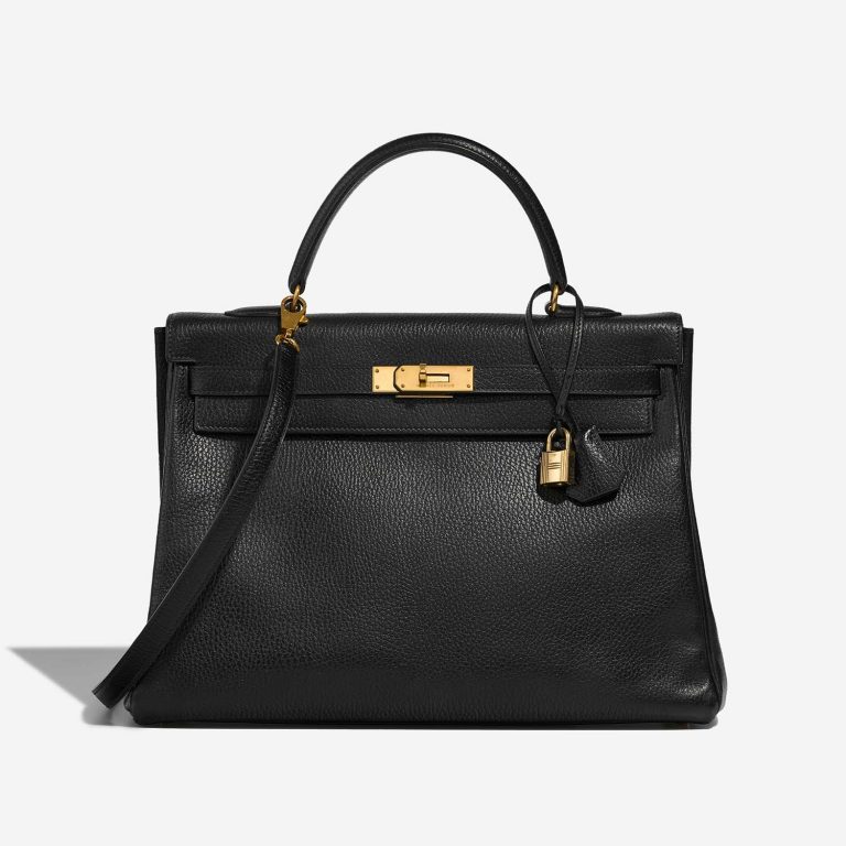 Hermès Kelly 35 Black Front  1 S | Sell your designer bag on Saclab.com