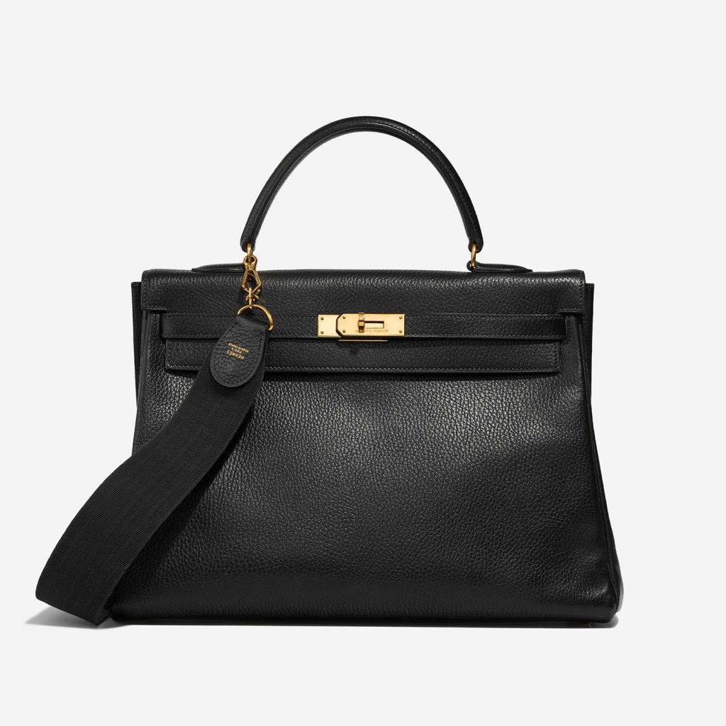 Hermès Kelly 35 Clémence Black | SACLÀB