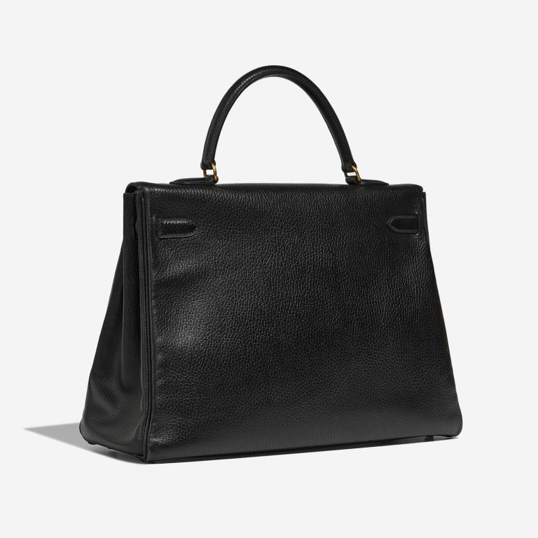 Hermès Kelly 35 Black Side Back | Sell your designer bag on Saclab.com