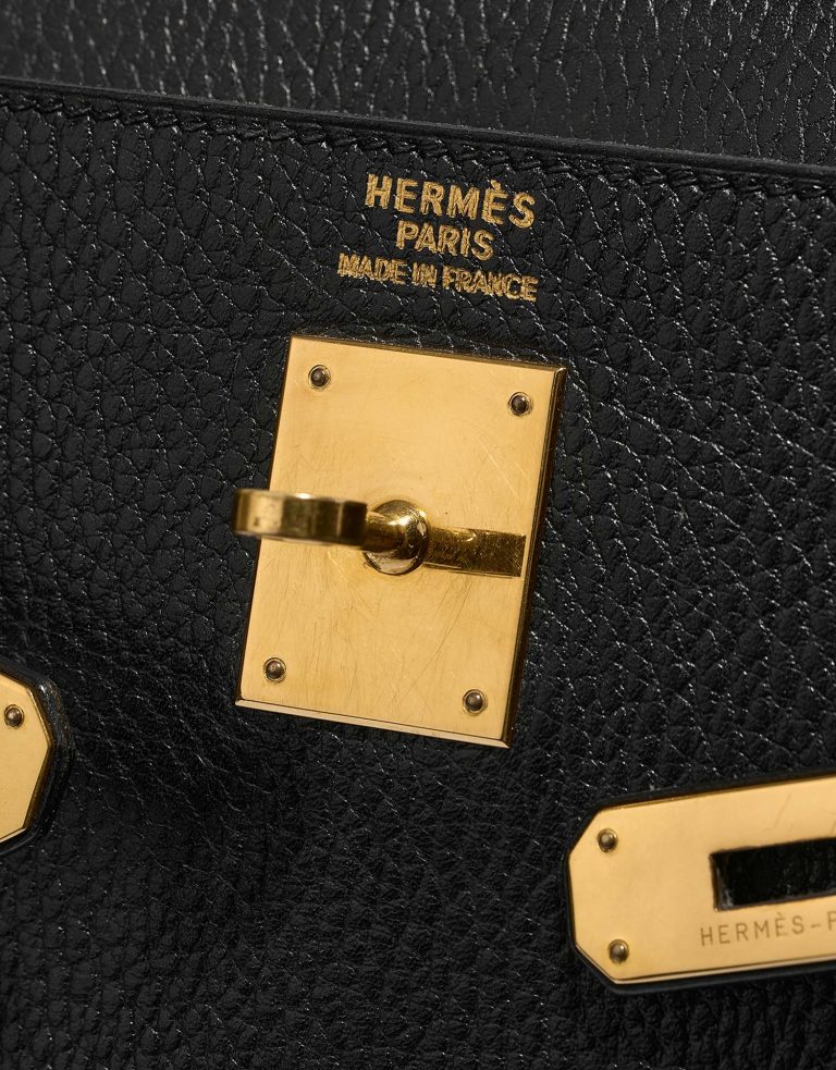 Hermès Kelly 35 Black Logo  | Sell your designer bag on Saclab.com