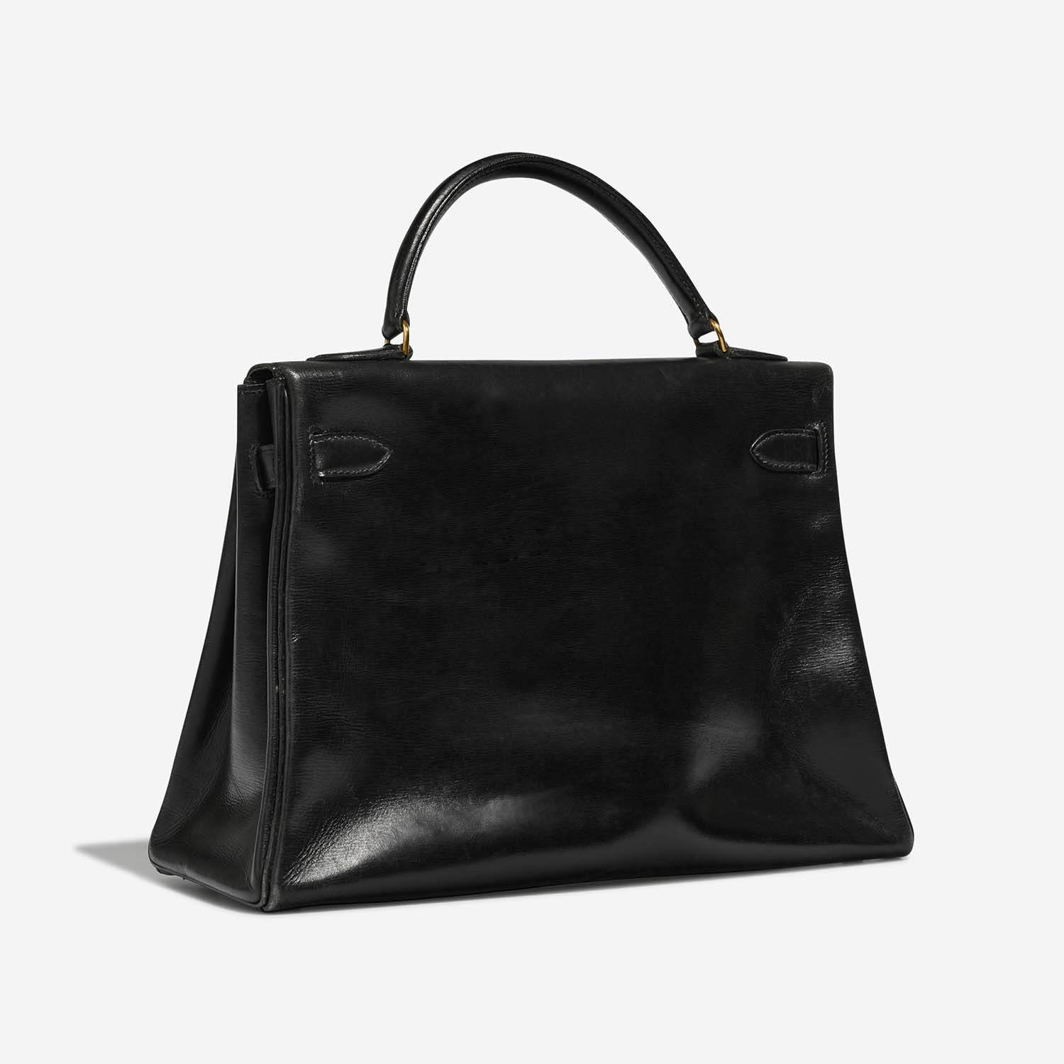 Hermès Kelly 32 Black Side Back | Sell your designer bag on Saclab.com