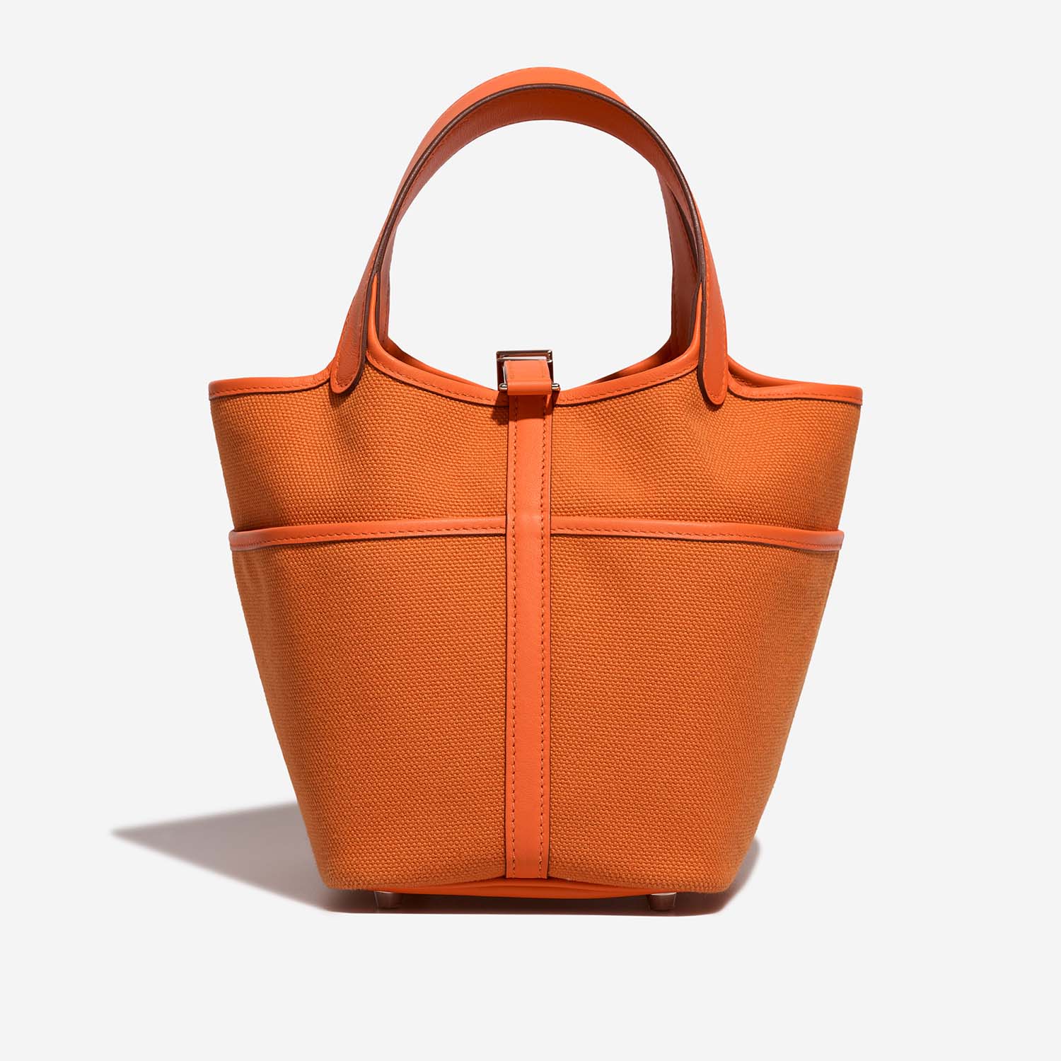 Hermès Picotin 18 OrangeMinium Back  | Sell your designer bag on Saclab.com