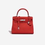 Hermès Kelly 28 RougeVermillon Front | Vendre votre sac de créateur sur Saclab.com