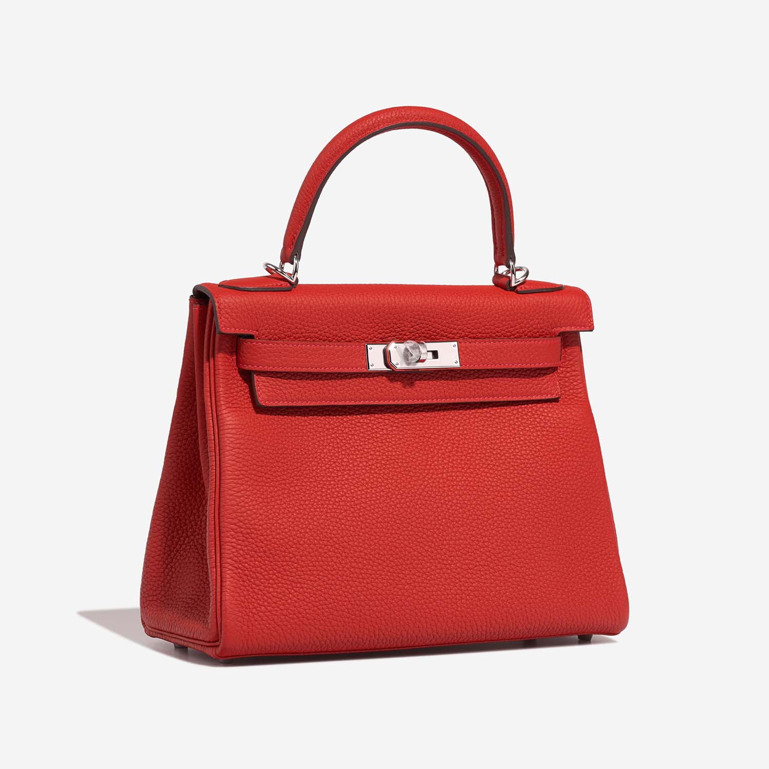 Hermès Kelly 28 RougeVermillon Side Front  | Sell your designer bag on Saclab.com
