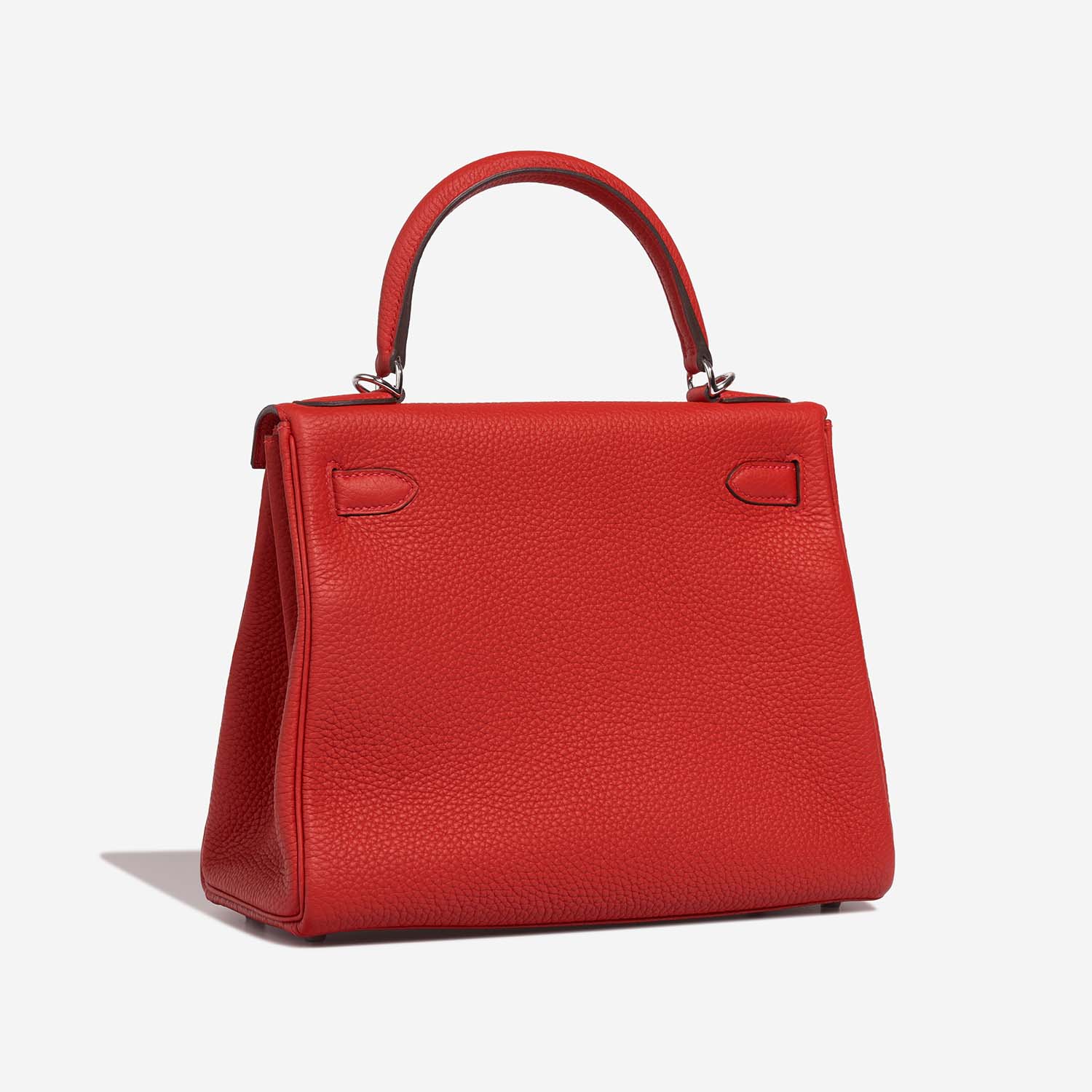 Hermès Kelly 28 RougeVermillon Side Back | Verkaufen Sie Ihre Designer-Tasche auf Saclab.com