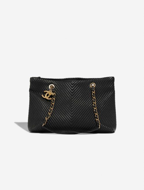 Chanel GST Large Black Front  | Sell your designer bag on Saclab.com