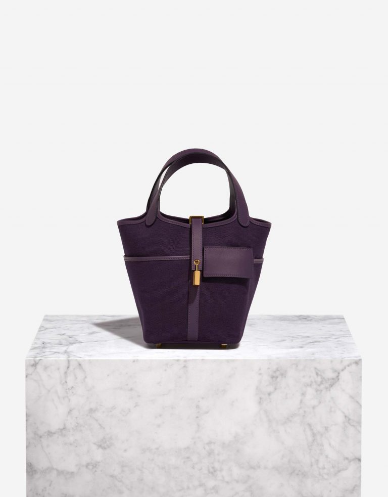 Hermès Picotin 18 Rosine-Cassis Front | Verkaufen Sie Ihre Designer-Tasche auf Saclab.com