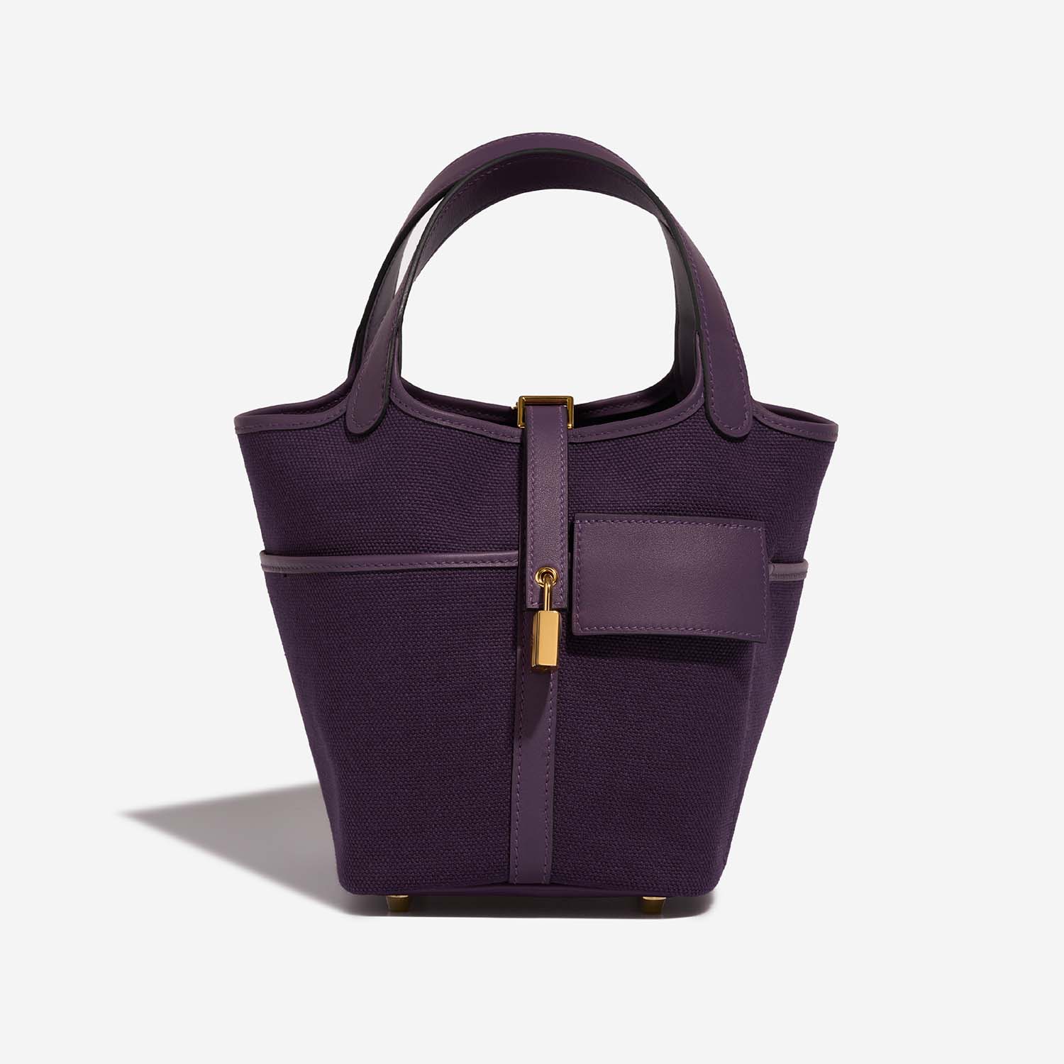 Hermès Picotin 18 Raisin-Cassis Front  S | Sell your designer bag on Saclab.com