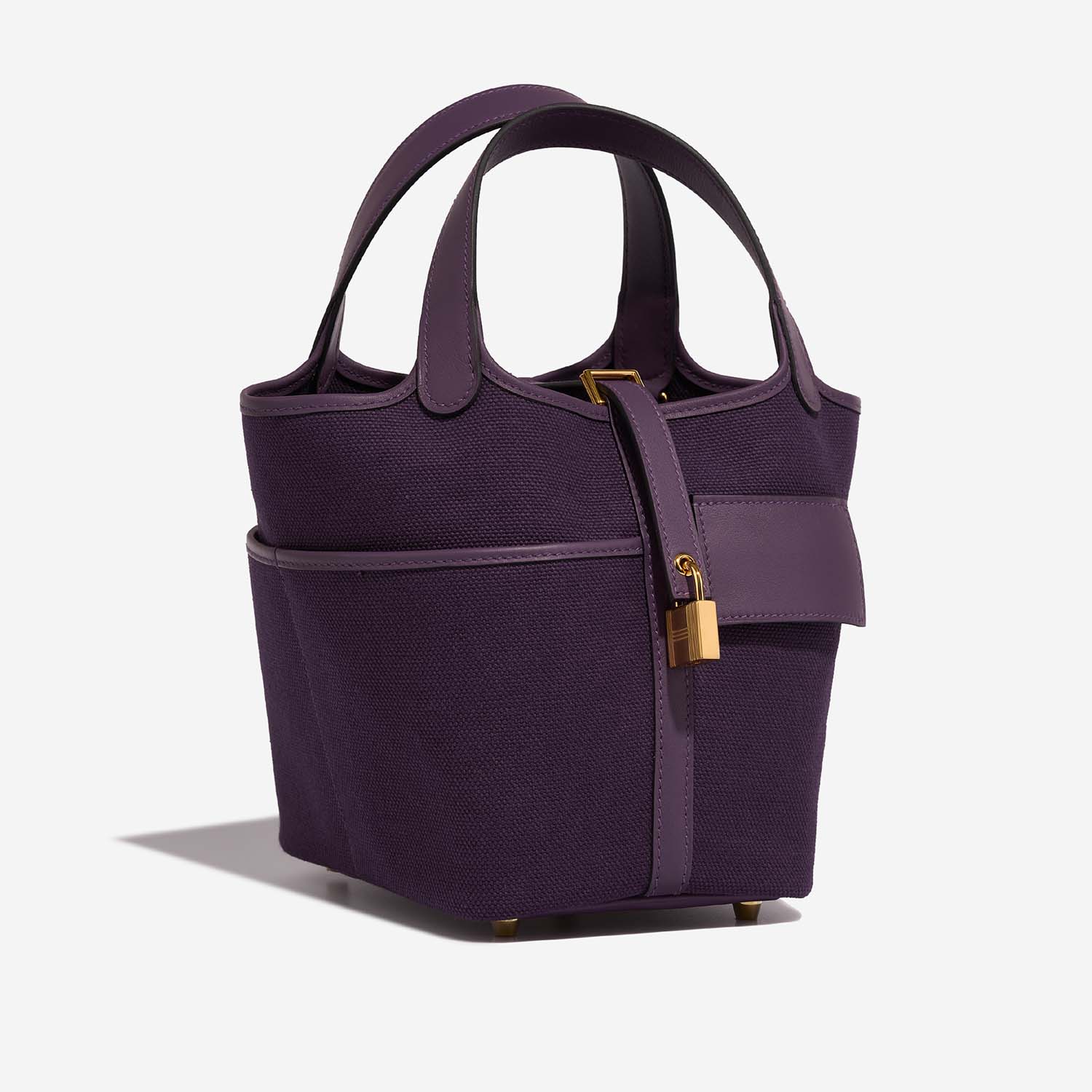 Hermès Picotin 18 Raisin-Cassis Side Front  | Sell your designer bag on Saclab.com