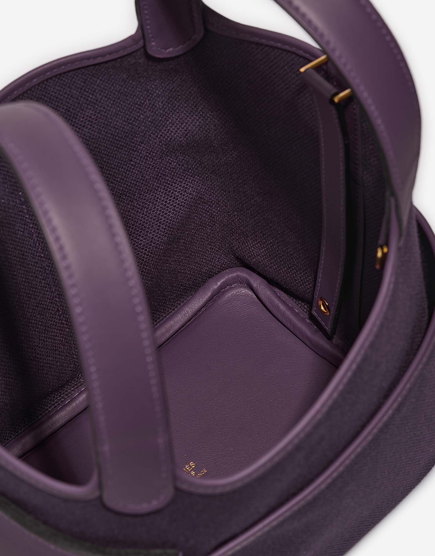 Hermès Picotin 18 Raisin-Cassis Inside  | Sell your designer bag on Saclab.com