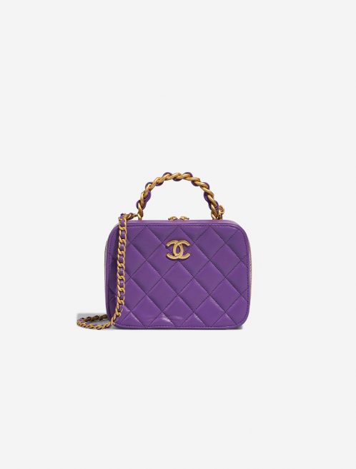 Chanel Vanity Small Violet Front  | Sell your designer bag on Saclab.com