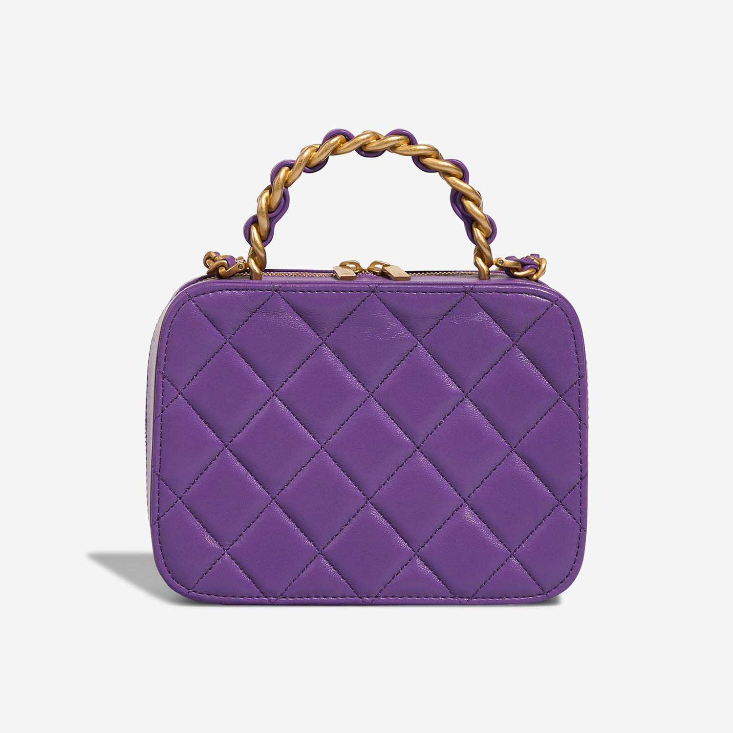 Chanel Vanity Small Violet Back  | Sell your designer bag on Saclab.com