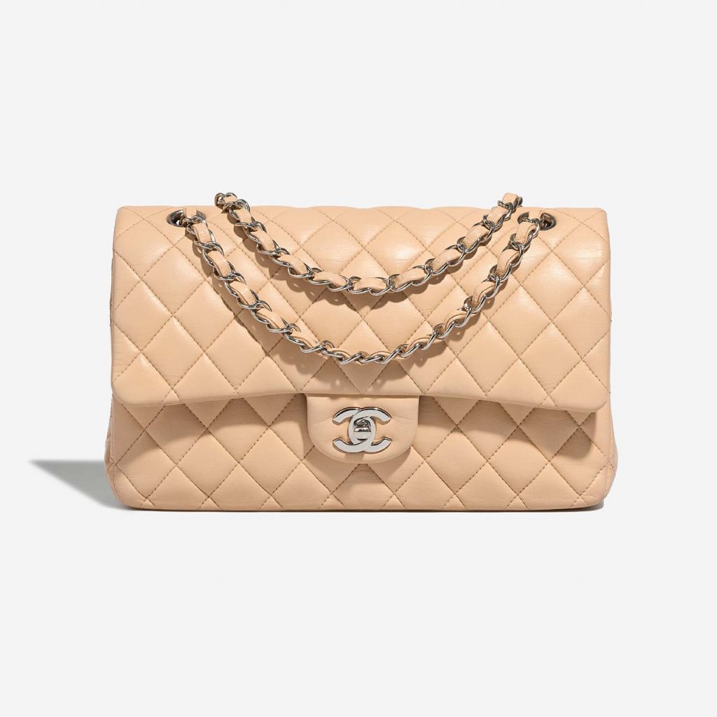 Chanel Timeless Medium Lamb Beige SACLÀB