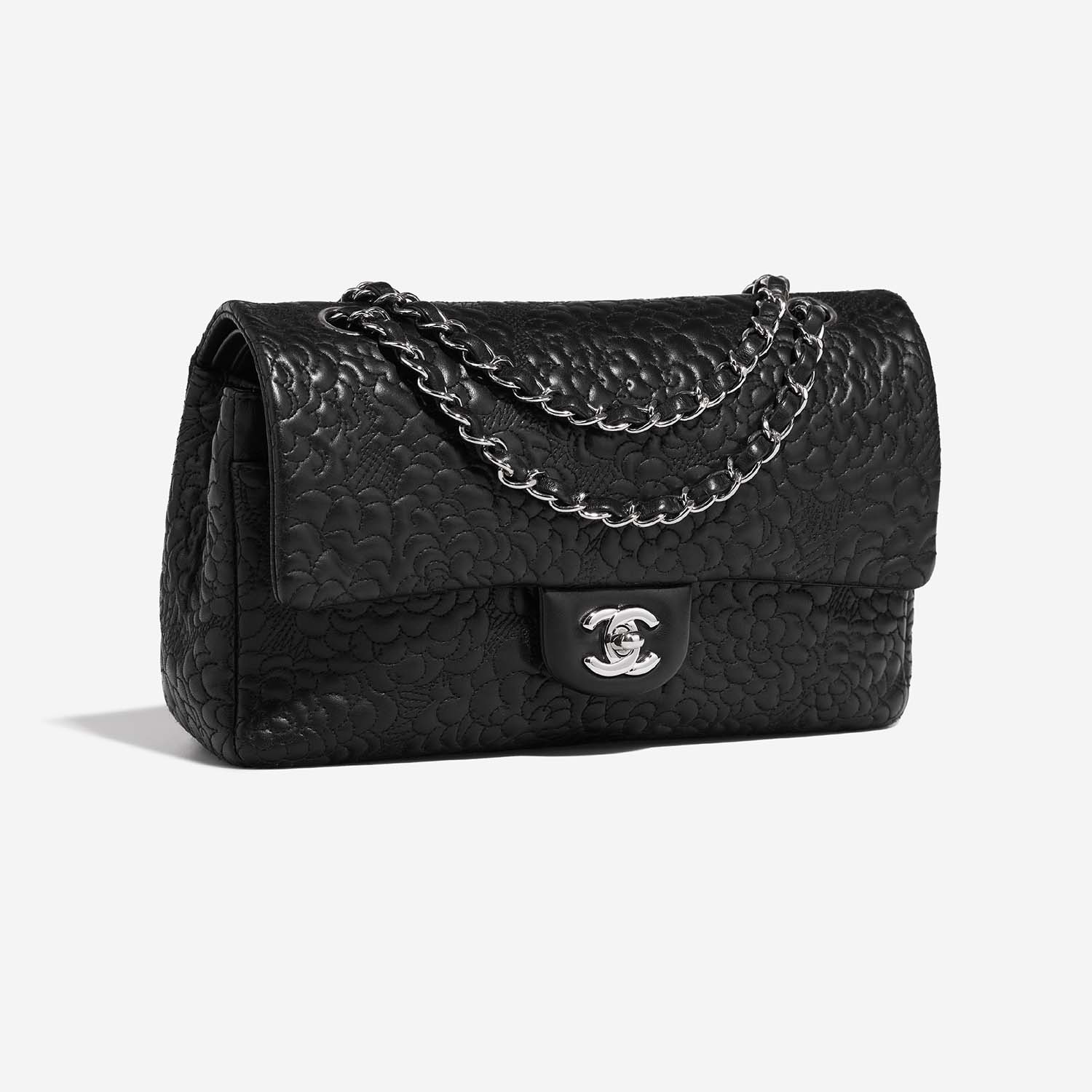 Chanel Timeless Medium Black Side Front | Verkaufen Sie Ihre Designer-Tasche auf Saclab.com