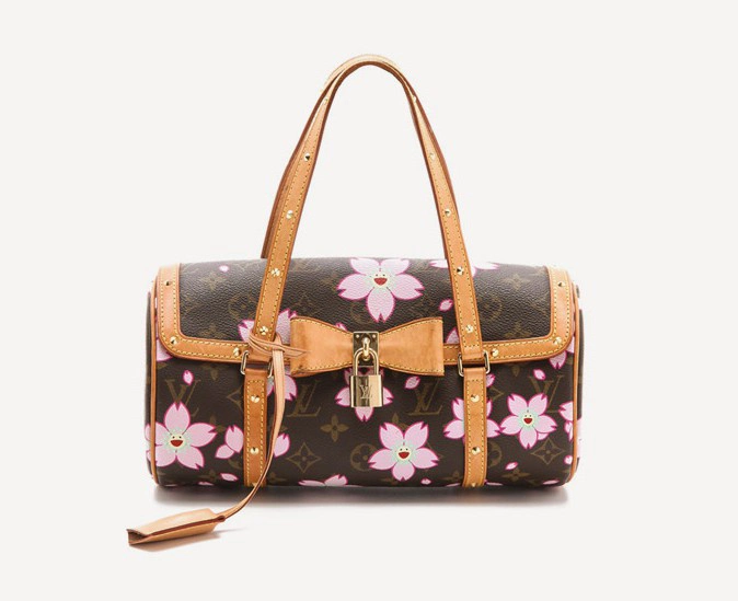 Louis Vuitton x Takashi Murakami Papillon Cherry Blossom Bag