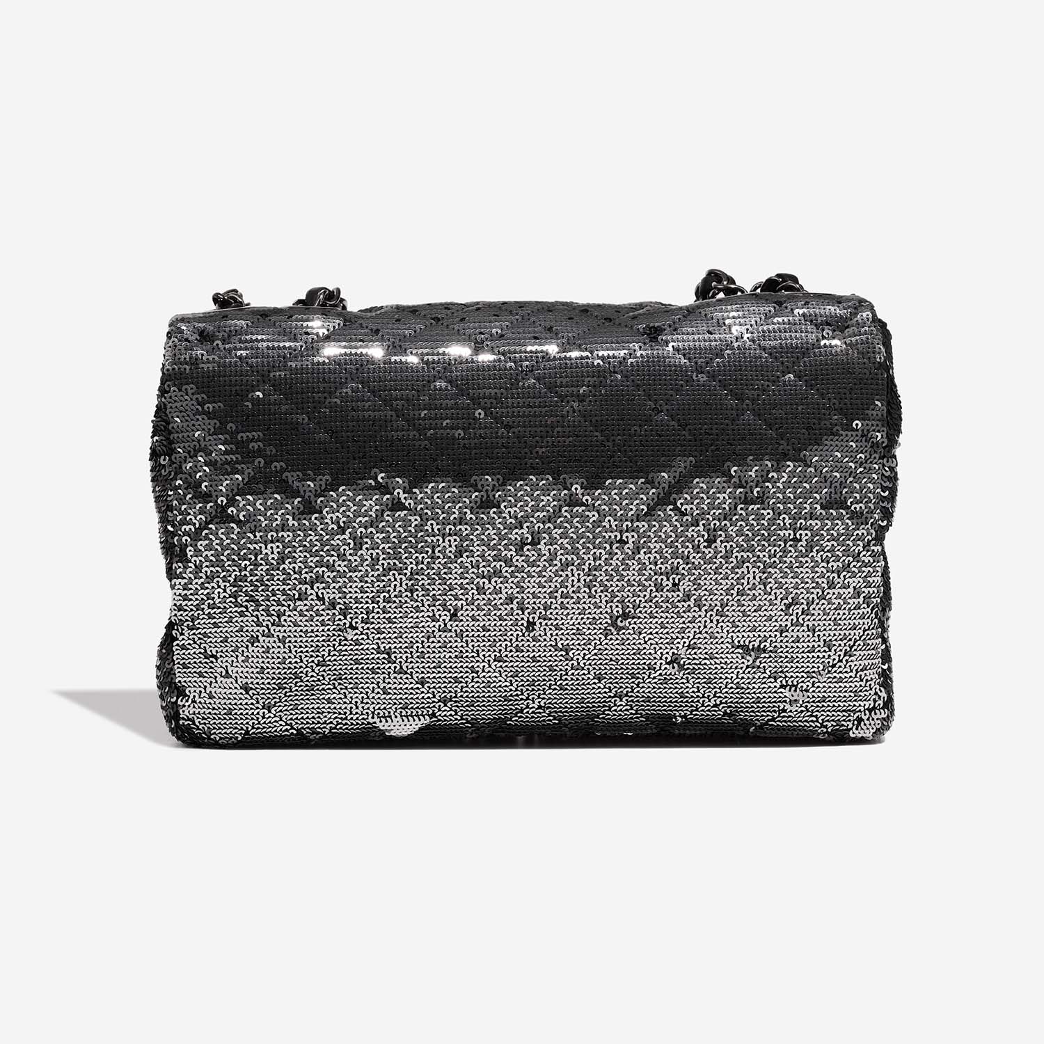 Chanel Timeless Medium Black-Silver Back  | Sell your designer bag on Saclab.com