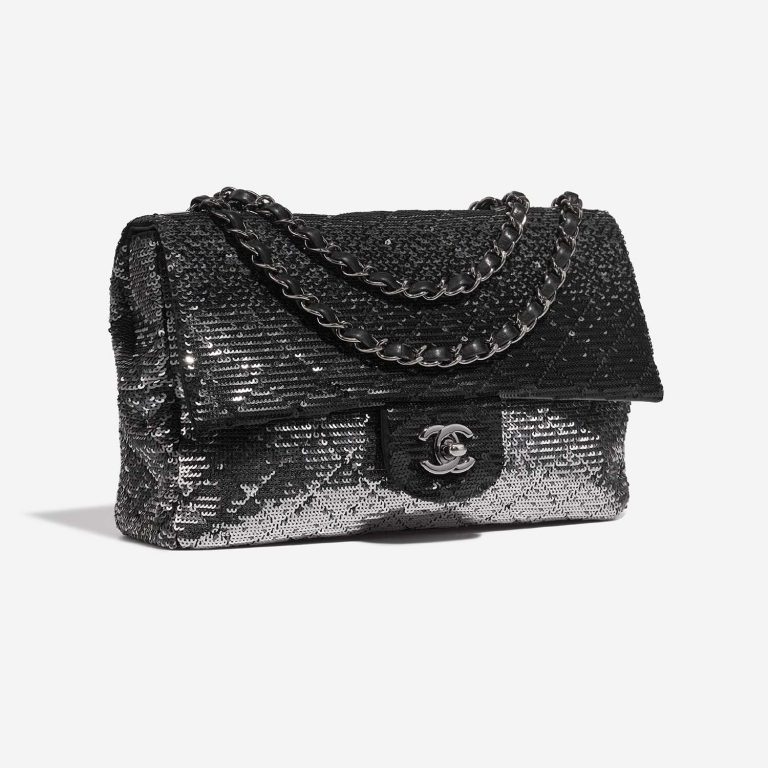 Chanel Timeless Medium Sequins Noirs / Argentés Vendre votre sac de créateur