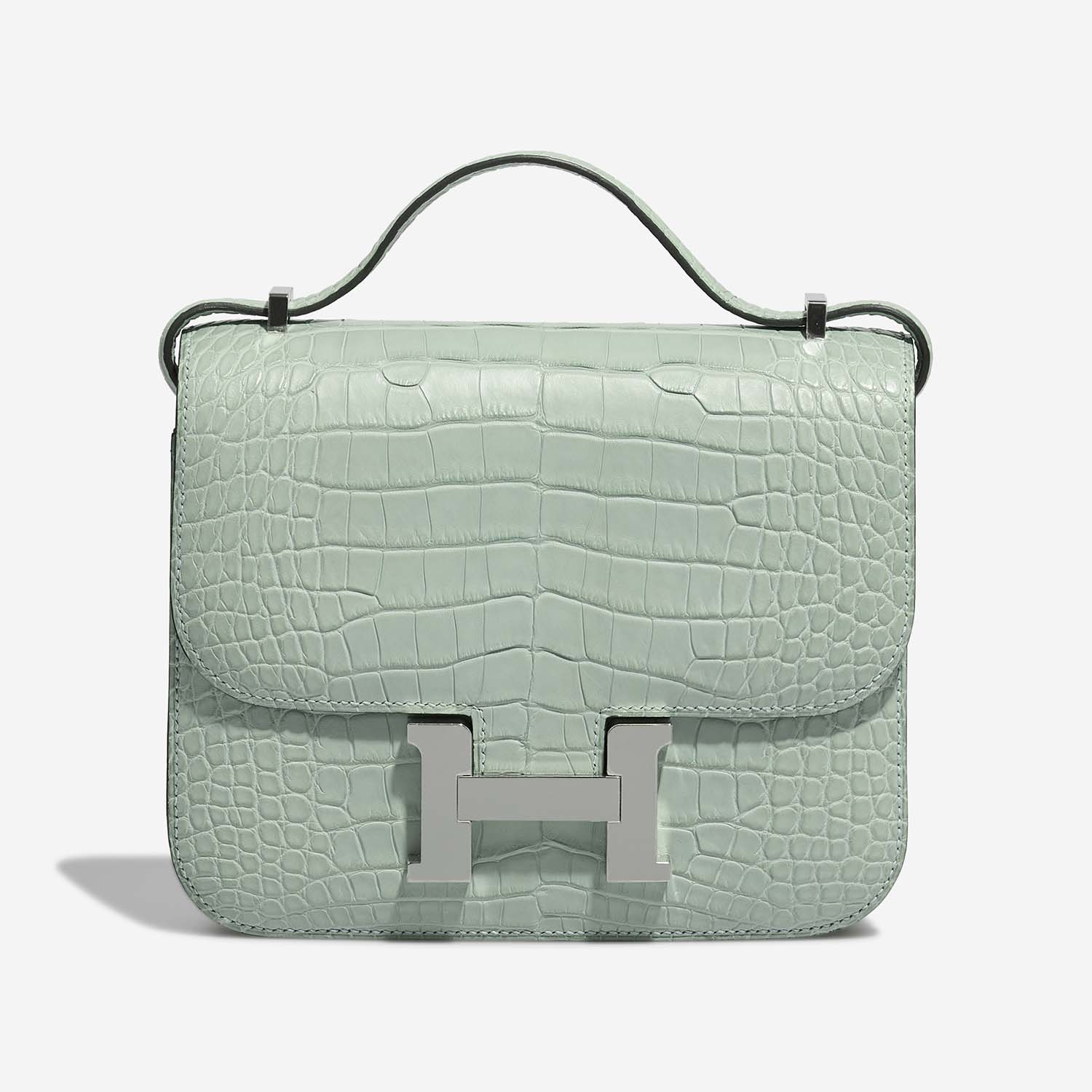 Hermès Constance 18 VertD'Eeau Front  S | Sell your designer bag on Saclab.com
