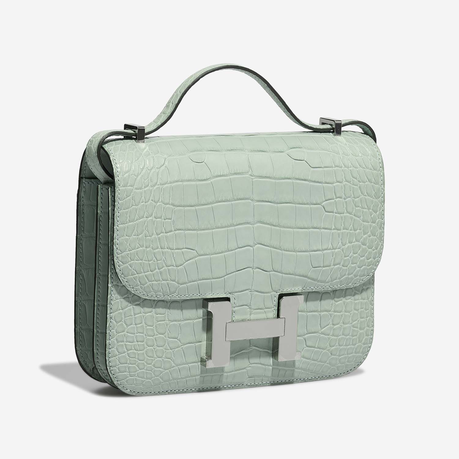 Hermès Constance 18 VertD'Eeau Side Front  | Sell your designer bag on Saclab.com