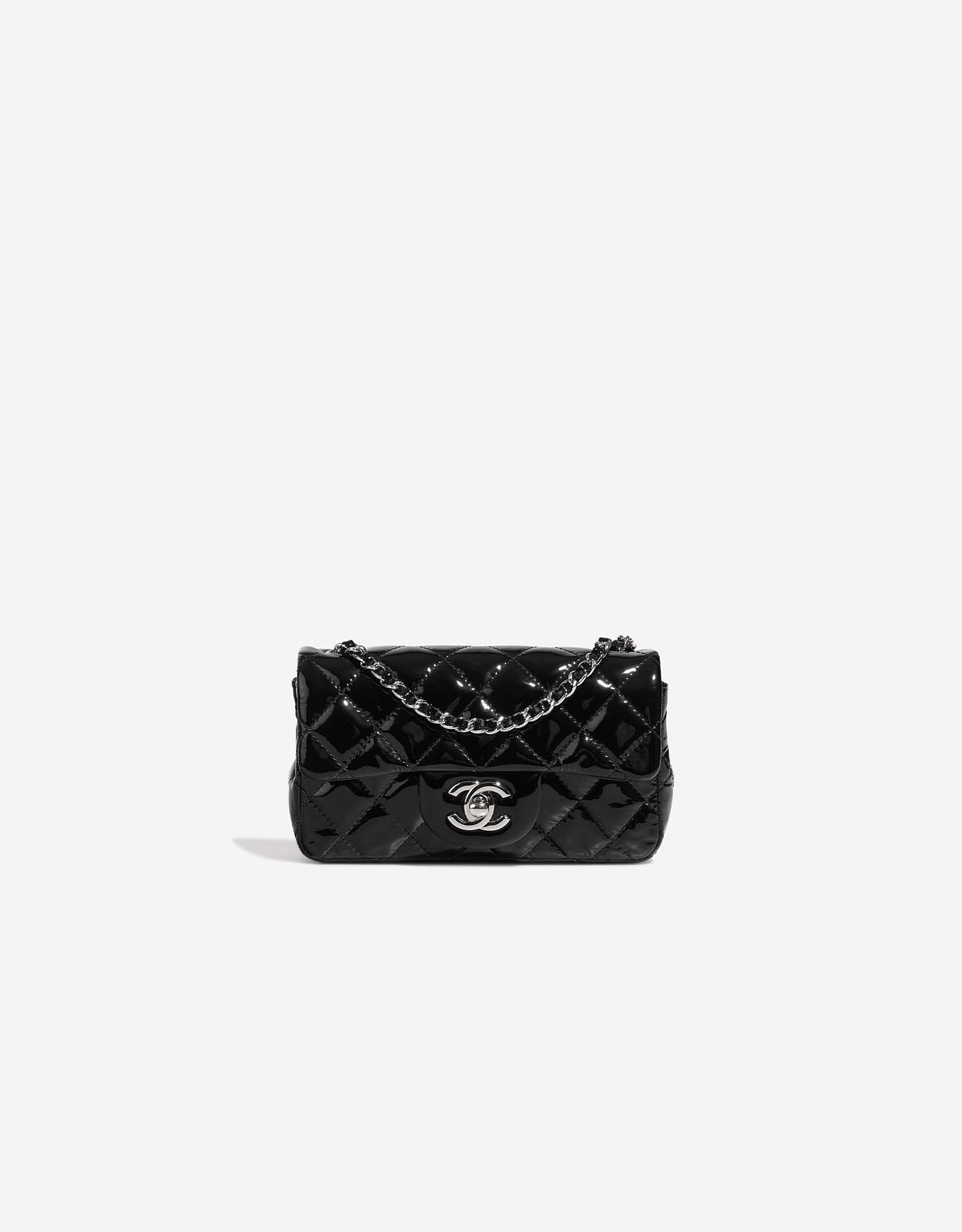 Chanel Pre-owned 1995 Mini V-Stitch Square Shoulder Bag - Black