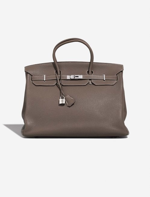 Hermès Birkin 40 Étoupe Front | Vendez votre sac de créateur sur Saclab.com