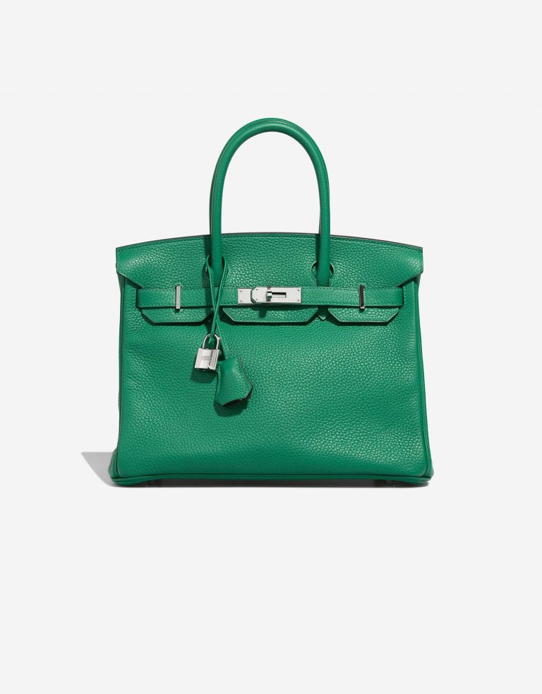 Hermès BirkinVerso 30 VertVertigo-VertFonce Front  | Sell your designer bag on Saclab.com